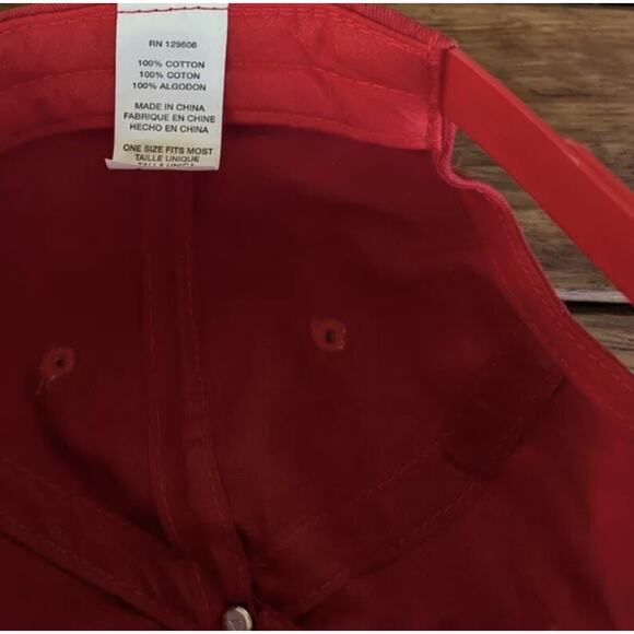 Bud Beer Hat King of Beers Budweiser Cap Snapback Red Adjustable Budweiser Co - Picture 4 of 5